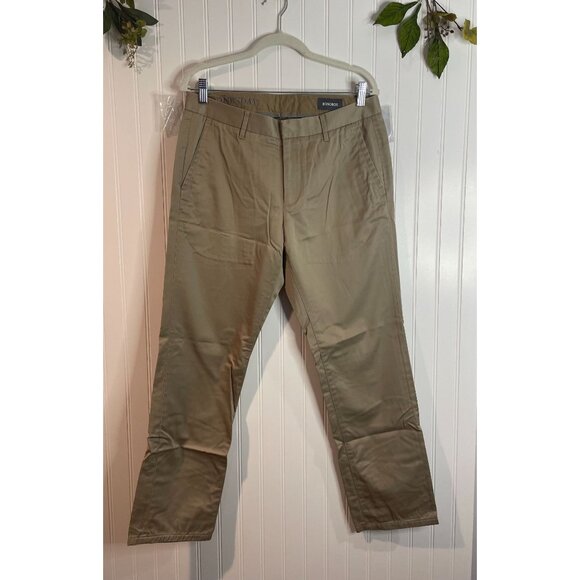Bonobos Mens Slim Straight Khaki Chinos Pants Size 32x30 Cotton Blend - Picture 7 of 14